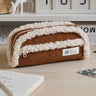Chic Velvet Pencil Case - Large Capacity Stationery Bag