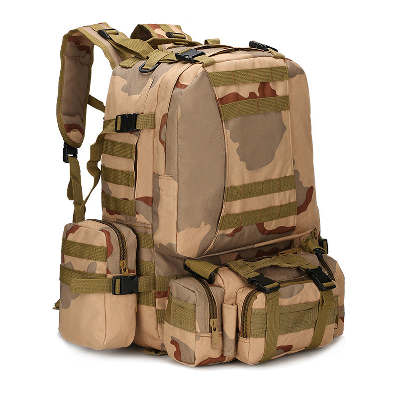 Men's Oxford Fabric Outdoor Backpack - Camouflage Hiking Bag