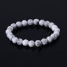 Elastic Beaded Bracelet with Natural Tiger Eye Stones