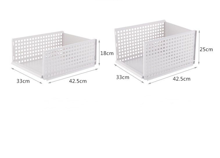 Multifunctional Clothes Storage Box with Drawer Design
