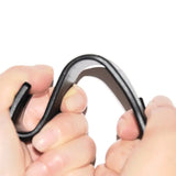 4pcs Car Seat Headrest Hook Hanger Organizer (Black)
