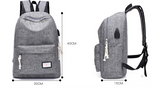 USB Charging Backpack for Travel and Leisure