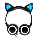 LED Animal-Ear Headphones