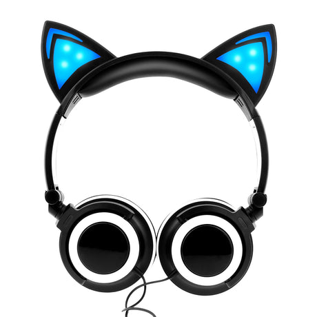 LED Animal-Ear Headphones