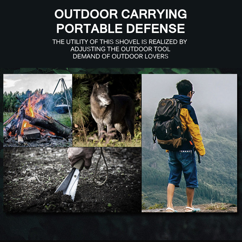 Portable Multi-Functional Outdoor Garden Trowel