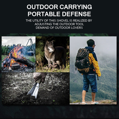 Portable Multi-Functional Outdoor Garden Trowel