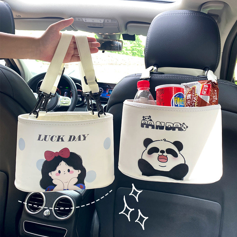 Car Backseat Organizer and Trash Bin Holder