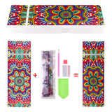 Diamond Painting Pencil Case with Crystal Storage Box