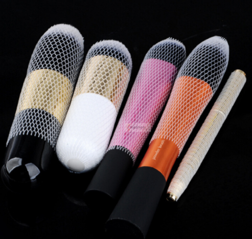 White Makeup Brush Net Sleeve for Brush Head Protection