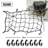 Outdoor Camping Vehicle Mesh Net with Elastic Tie Down