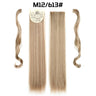 European American Long Straight Hair Velcro Ponytail