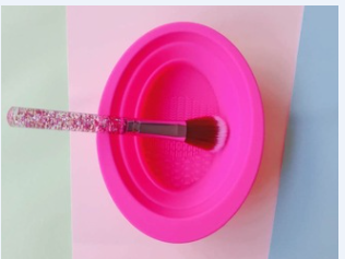 Folding Silicone Makeup Brush Washing Bowl (Single)