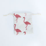 Cotton Linen Drawstring Storage Bag for Students