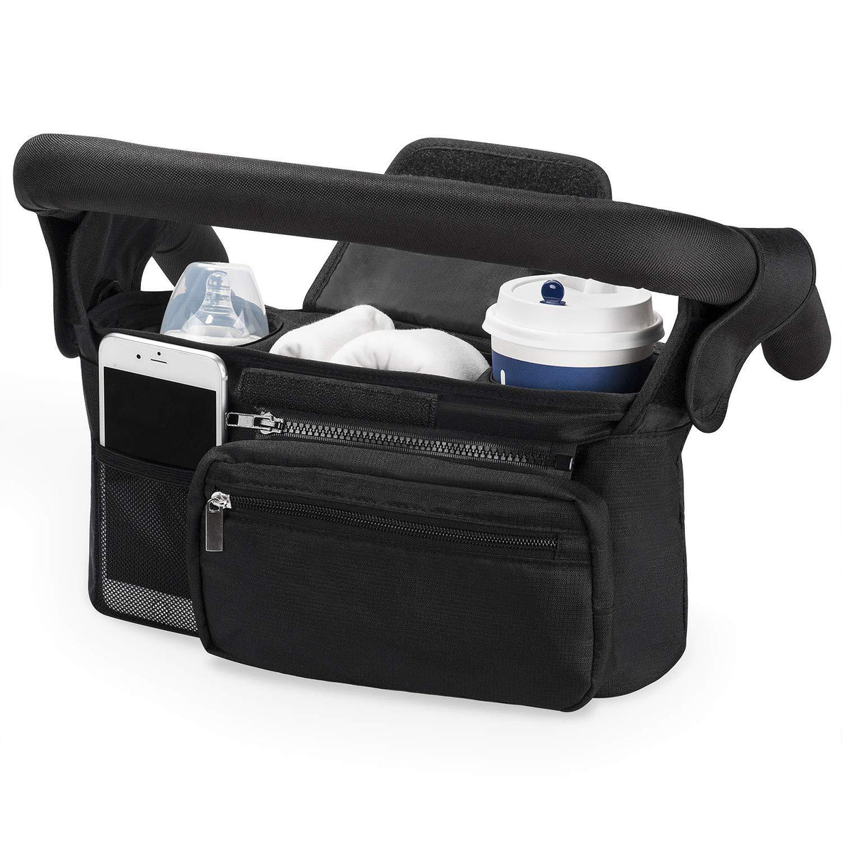 Universal Baby Stroller Organizer Bag and Storage Basket