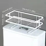 Toilet Storage Organizer with Toilet Paper Holder (1 Piece)