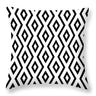 Nordic Style Black and White Velvet Pillow Covers