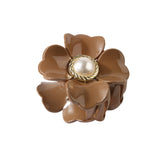 Pearl Flower Hair Clip