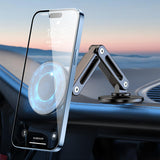 YTT Magnetic Phone Holder for Car iPhone Magnetic car Mount for Cell Phone Metal Upgrade Magnets Phone Mount 360° Rotation MagSafe Accessories for iPhone 14/13/12 Pro Max & All Phones(Black)
