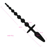 Silicone Beaded Anal Plug Prostate Massager