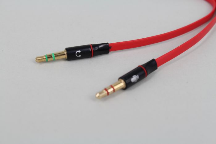 Dual-Port Headphone and Computer Cable