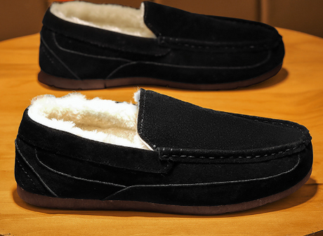 Men's Slippers - Toasty Black - Atlantic Shopping Mall