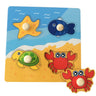 Wooden Puzzle Board for Kids - Fruit and Veg Jigsaw Toy