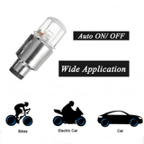 Cross-Border Car Wheel Valve Lights with Color Effects