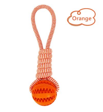 Pet Ball Toy with Rope Rubber