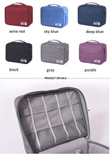 Waterproof iPad Organizer Travel Storage Bag Kit