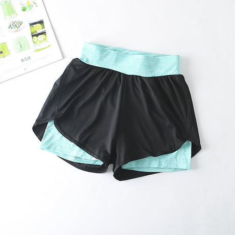 Quick-Drying High-Waist Sports Shorts for Active Wear