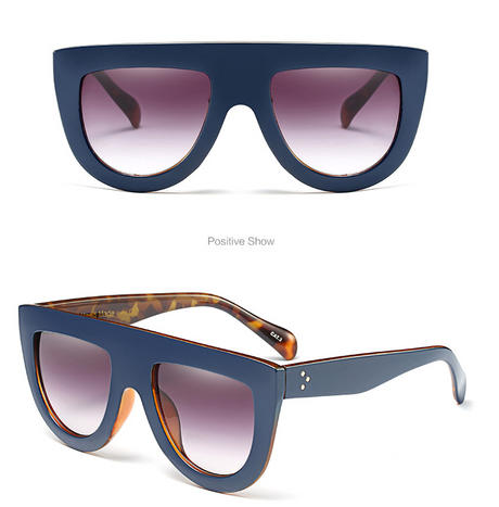 Fashionable Oversized Sunglasses with Studded Design