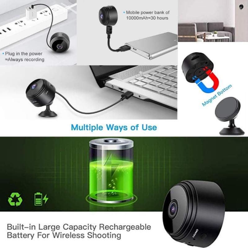 WiFi Mini Camera – Wireless Smart Security Cam
