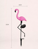 Solar Flamingo Garden Light