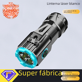 Outdoor 3-Head Aluminum Alloy Magnetic Flashlight