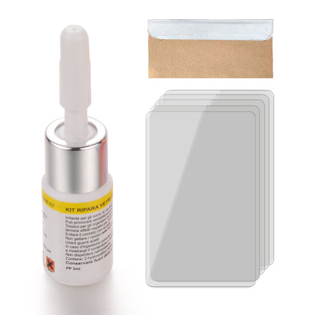 Windshield Repair Kit for Automotive Glass Cracks