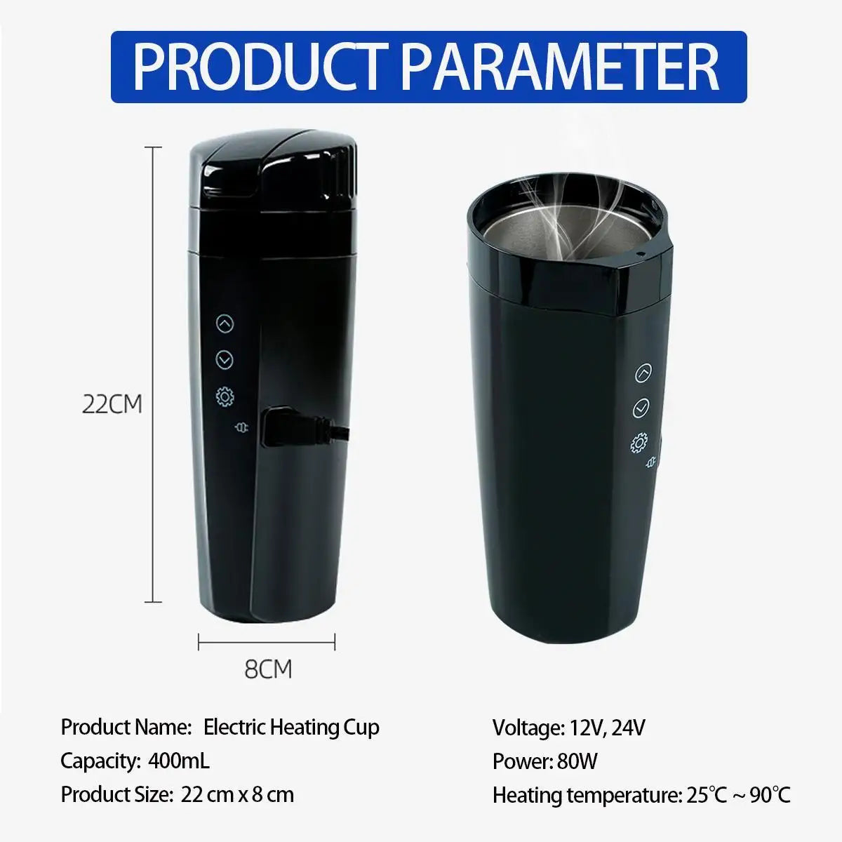 Smart Heated Winter Car Mug