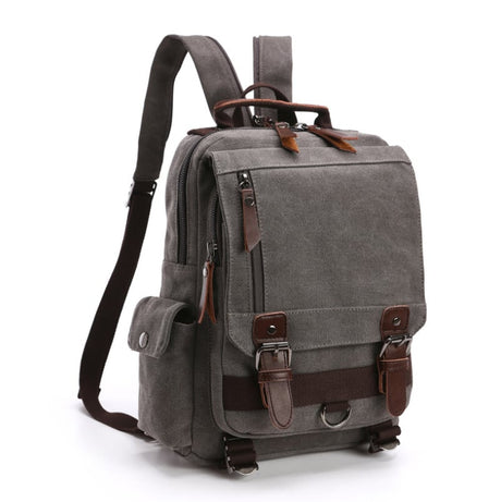 Casual Canvas Backpack for Outdoor Travel