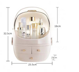 Portable Makeup Organizer Box for Desktop Storage