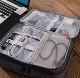 Two Layer Waterproof Multifunctional Data Cable Storage Bag