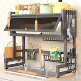 Multi-Functional Kitchen Sink Organizer Rack for Dishes