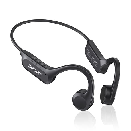 CXK Bone Conduction Headphones Bluetooth 5.3 Open Ear Headphones with Mic Premium Loud Sound 8Hrs Playtime Bluetooth Headphones IPX6 Waterproof Sports Headset for Running Cycling Walking