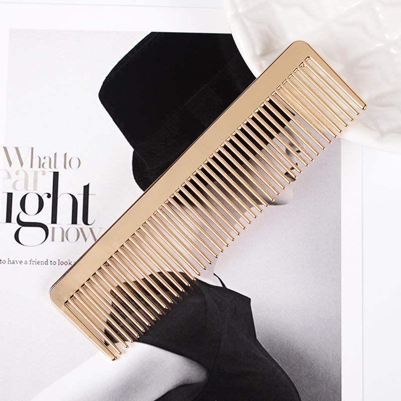 Portable Metal Hair Comb for Trendy Styles