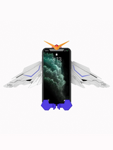 Car Mount Wireless Charger with Mechanical Wings