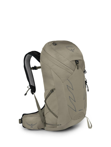 Osprey Talon 26L Mens Hiking Backpack with Hipbelt Sawdust/Earl Grey S/M