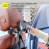 Car Seat Hidden Hooks and Phone Holder for Back Seat