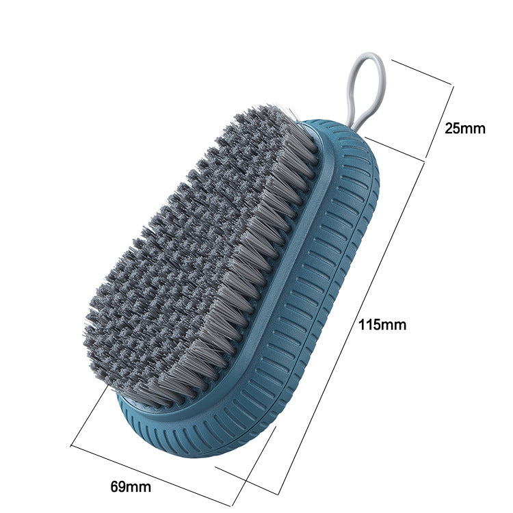 Plastic Soft Bristle Laundry and Shoe Cleaning Brush