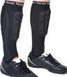 Nocour Sport Soccer Shin Guards for for Kids Youth Protective Soccer Gear Equipment with Lower Leg and Ankle Guards Pads for Boys Girls Teenagers - Black(L) Large