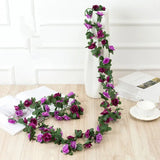 Artificial Pink Rose and Peony Chain for Home Decor