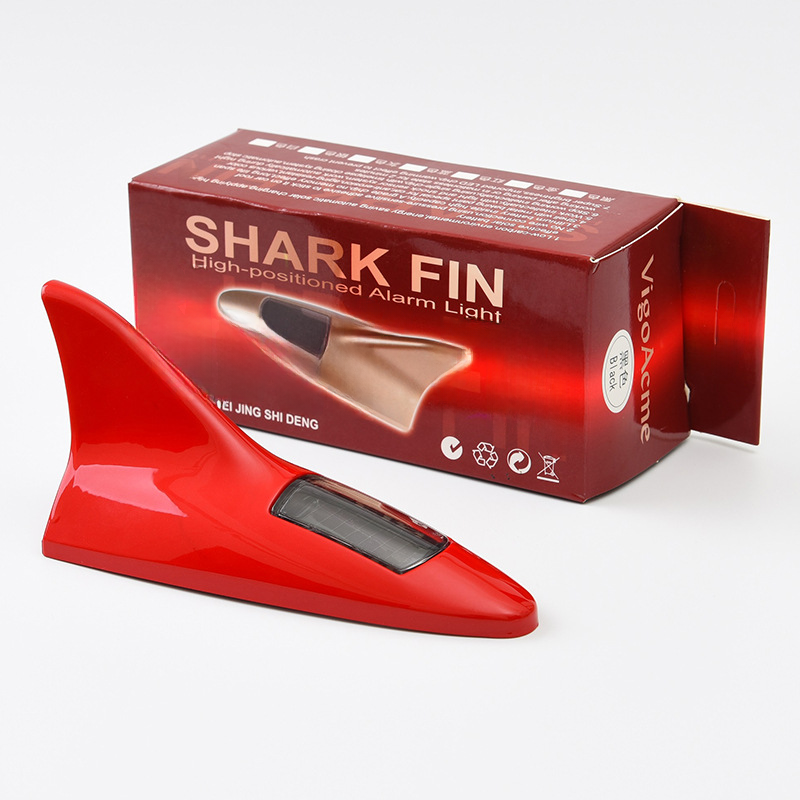 Solar Shark Fin Antenna LED Car Decoration Light