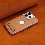 Premium Leather Stand Phone Case